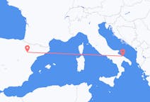Flights from Zaragoza, Spain to Bari, Italy