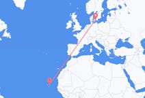 Voli da Ilha do Sal, Capo Verde to Copenaghen, Danimarca