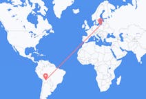 Flights from Sucre, Bolivia to Gdańsk, Poland