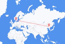 Flyrejser fra Changchun, Kina til Göteborg, Sverige