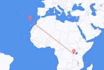 Loty z Kigali, Rwanda do Funchal, Portugalia