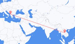 Vluchten van Roi Et (provincie), Thailand naar Tirana, Albanië