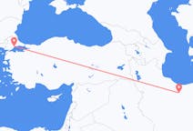 从德黑兰飞往苏莱曼帕夏的航班
