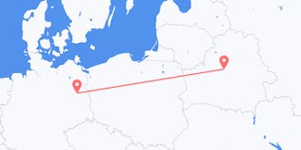 Flyg från Vitryssland till Tyskland