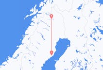 Vols depuis la ville de Kiruna vers la ville d'Umeå