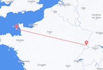Flyrejser fra Saint Helier til Mulhouse