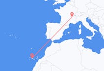 Flights from Lyon to Tenerife