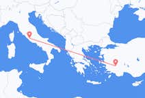 Vols de Denizli pour Rome