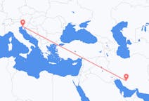 Flights from Shiraz, Iran to Trieste, Italy