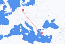 Flyreiser fra Bodrum, Tyrkia til Erfurt, Tyskland