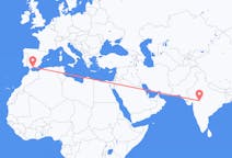 Flyreiser fra Indore, India til Málaga, Spania