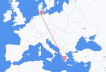 出发地 希腊出发地 卡拉马塔目的地 德国汉堡的航班