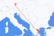Flyreiser fra Skiathos, til Salzburg