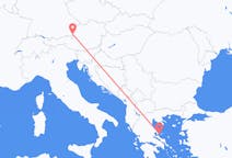 Vluchten van Skiathos naar Salzburg