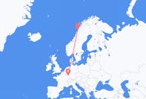 Flights from Bodø, Norway to Saarbrücken, Germany