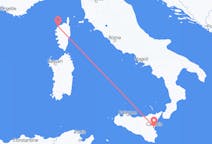 Flyg från Catania till Calvi, Haute-Corse