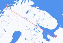 Vols depuis la ville d'Arkhangelsk vers la ville de Tromsø