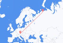 Flights from Naryan-Mar, Russia to Salzburg, Austria