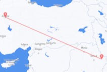 Flyrejser fra Sulaymaniyah, Irak til Ankara, Tyrkiet