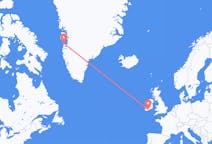 Vluchten van Cork, Ierland naar Aasiaat, Groenland