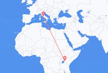 Flyrejser fra Kisumu, Kenya til Rom, Italien