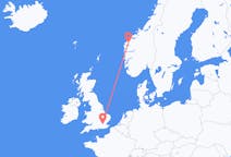 Flights from London, the United Kingdom to Volda, Norway
