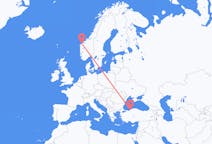 Vols de Zonguldak, Turquie vers Ålesund, Norvège