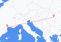 Vluchten van Târgu Mureș naar Béziers