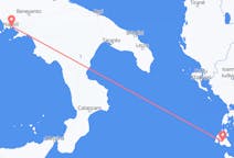 Flights from Cephalonia in Greece to Naples in Italy