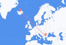 Flights from Plovdiv to Akureyri