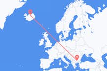 Flyreiser fra Plovdiv, Bulgaria til Akureyri, Island