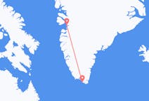 Flyg från Nanortalik till Ilulissat