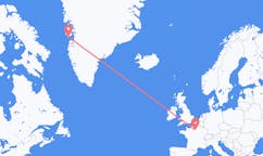 Flights from Paris, France to Qeqertarsuaq, Greenland