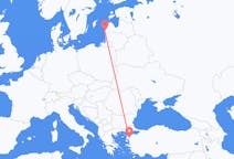 Flights from Liepāja, Latvia to Edremit, Turkey