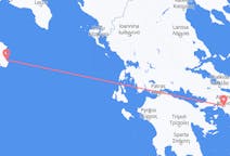 Vols depuis la ville de Crotone vers la ville d'Athènes
