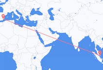 Flights from Johor Bahru to Murcia