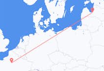 Flyg från Riga, Lettland till Paris, Frankrike