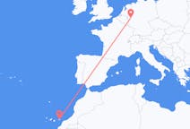 Flyg från Ajuy, Spanien till Köln, Tyskland