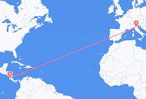 Flyreiser fra Liberia, Costa Rica til Bologna, Italia