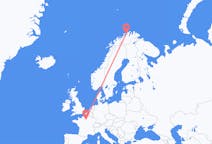 Flights from Hammerfest, Norway to Paris, France