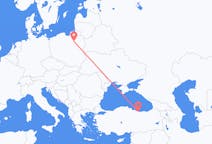 Flights from Giresun, Turkey to Szymany, Szczytno County, Poland