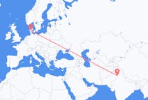 Flights from Lahore, Pakistan to Billund, Denmark