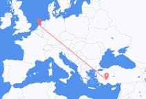 Flights from Isparta, Turkey to Amsterdam, the Netherlands