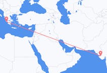 出发地 印度出发地 贾姆讷格尔目的地 希腊扎金索斯島的航班