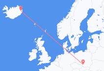 出发地 波兰卡托维兹目的地 冰岛埃伊尔斯塔济的航班