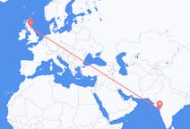 Flyrejser fra Mumbai, Indien til Edinburgh, Skotland