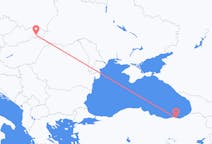 Flyg från Kosice, Slovakien till Trabzon, Turkiet