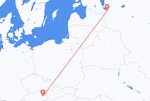 Flyg från Pskov till Vienna