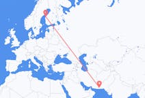 Flyreiser fra Turbat, til Vasa