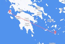 Voos de Kefallinia, Grécia para Santorini, Grécia